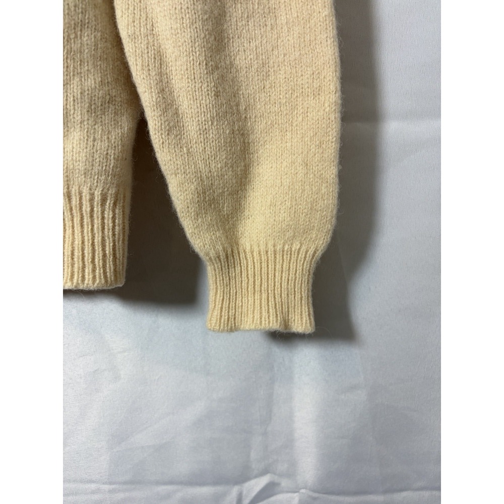 Vintage Debenhams Shetland‎ Wool Pullover Preppy Sweater Size Small Soft - Picture 6 of 13